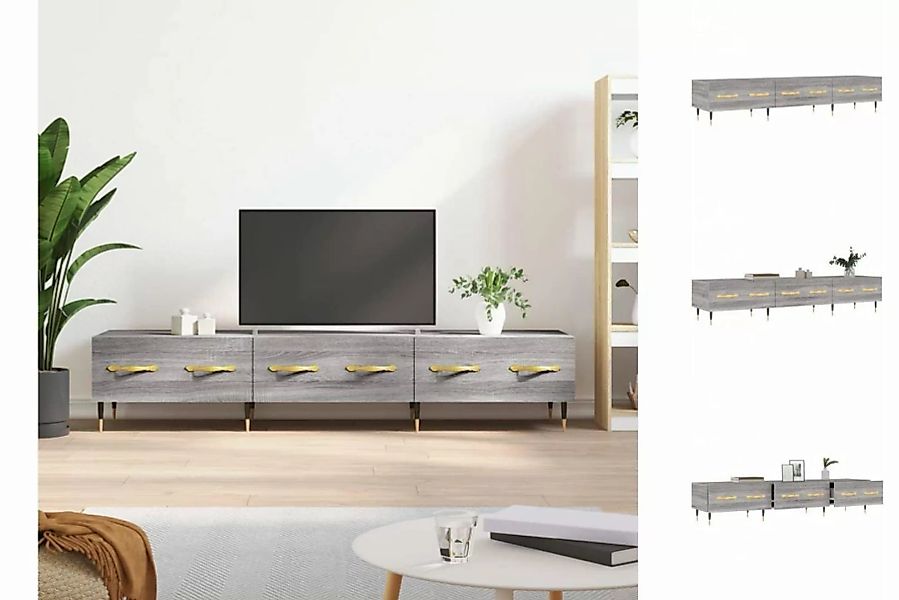 vidaXL TV-Schrank TV-Schrank Grau Sonoma 150x36x30 cm Holzwerkstoff günstig online kaufen