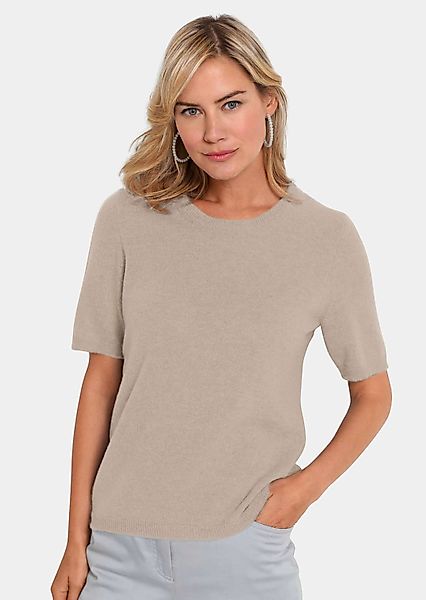 GOLDNER Kurzarmpullover Halbarmpullover mit Rundhals aus günstig online kaufen