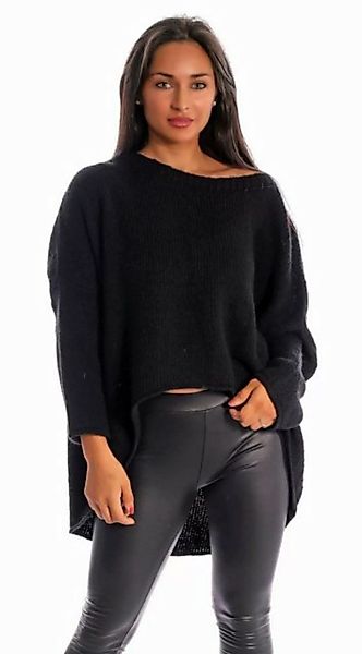 Charis Moda Strickpullover "Adriana" asymmetrischer Schnitt im Oversize Loo günstig online kaufen