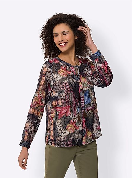 heine Klassische Bluse Druckbluse günstig online kaufen