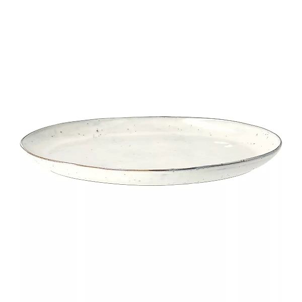 Broste Copenhagen Nordic Sand NORDIC SAND Platte oval 26,5 x 35,5 cm (beige günstig online kaufen