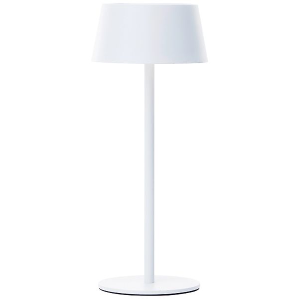 Brilliant Akku-Tischleuchte Picco mit Solar 30 cm Weiß günstig online kaufen