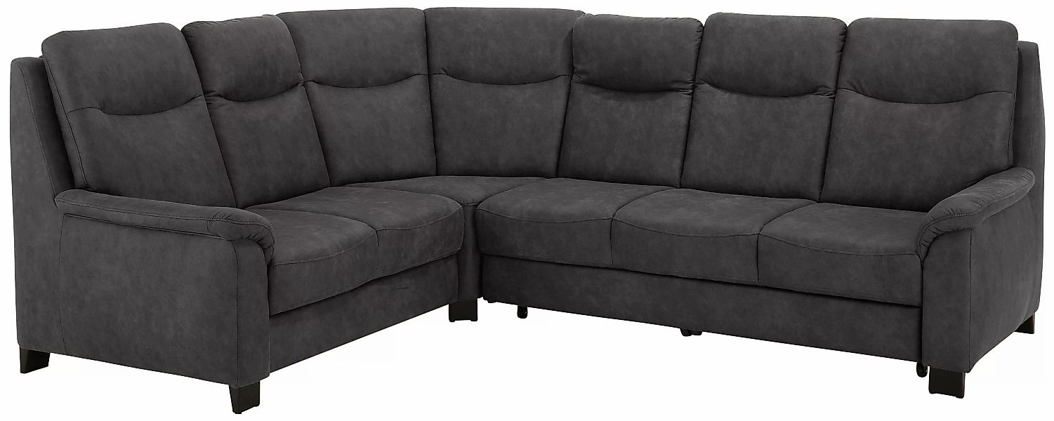 Home affaire Ecksofa »Boccaccio L-Form«, mit Federkern, incl. Kopfteilverst günstig online kaufen