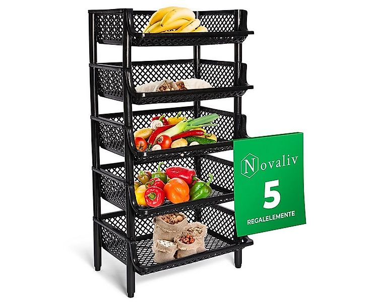 Novaliv Regal -, 5-tlg., 5x Steckregal Kunststoff günstig online kaufen
