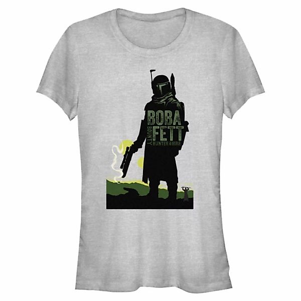 Star Wars - Book of Boba Fett - Boba Fett Bouny Hunter for Hire - Frauen T- günstig online kaufen