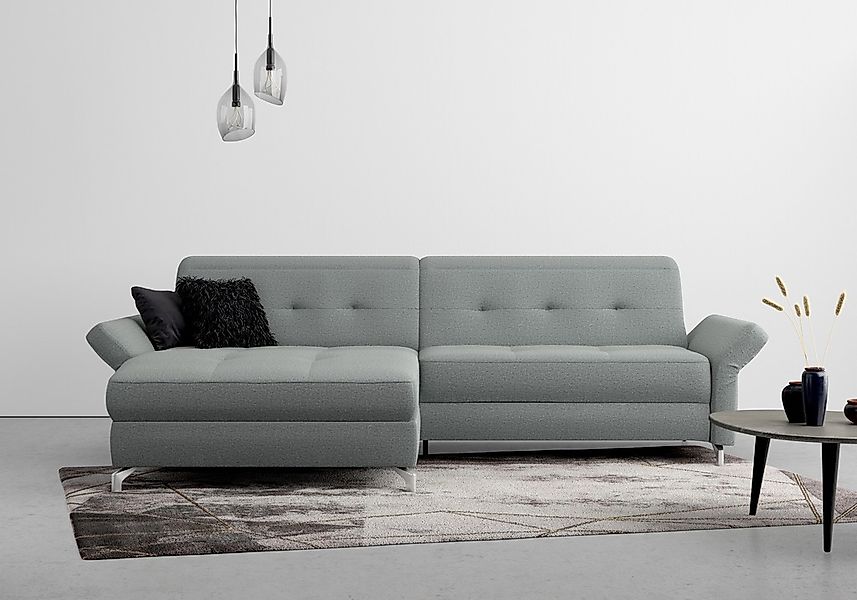 INOSIGN Ecksofa "Maredo L-Form" Federkern, wahlweise auch mit Kopfteil- und günstig online kaufen