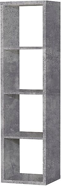 FORTE Standregal Mauro, FSC®-zertifiziert, Fachgröße 33x33cm, 4 Fächer günstig online kaufen