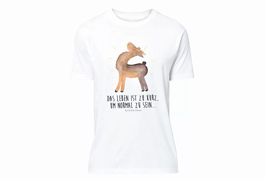 Mr. & Mrs. Panda T-Shirt Lama stolz - Weiß - Geschenk, Kumpel, Anders, Shir günstig online kaufen