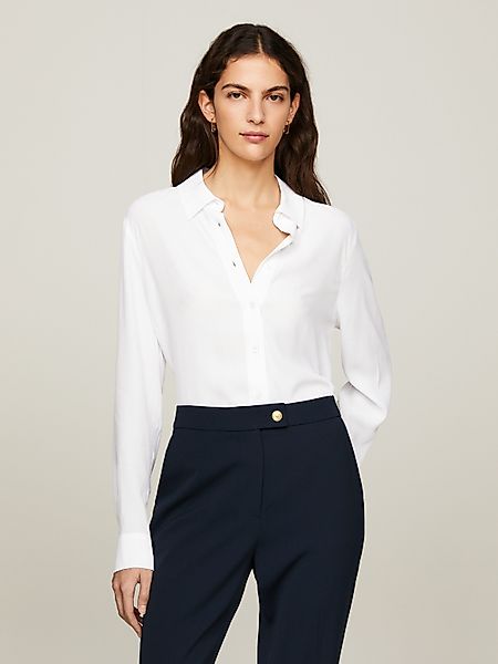 Tommy Hilfiger Hemdbluse FLUID VIS CREPE günstig online kaufen