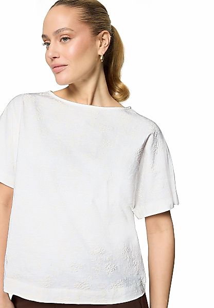 Zero Kurzarmshirt "Damen mit Stickerei" 1 Stickerei günstig online kaufen