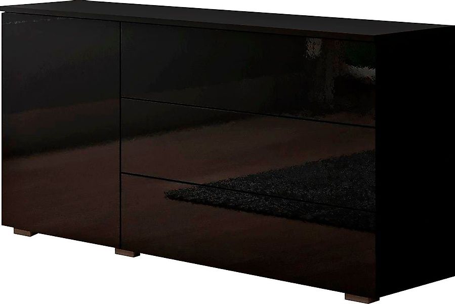 INOSIGN Sideboard PARIS (1 St), Moderne 110cm breite grifflose Kommode, vie günstig online kaufen