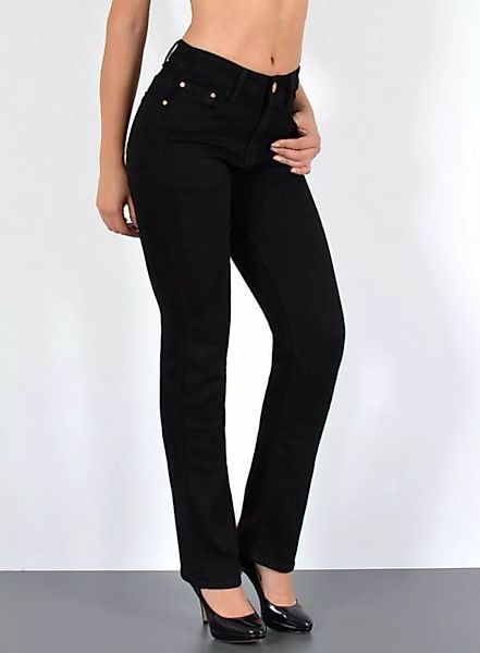ESRA Straight-Jeans G300 Damen Straight Fit Jeans High Waist, bis Übergröße günstig online kaufen