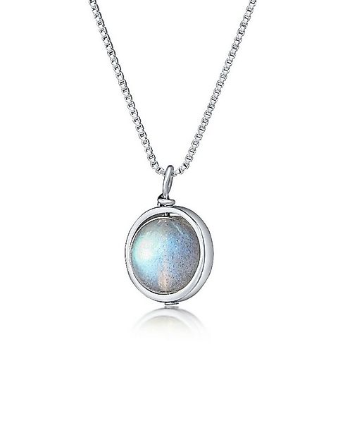 DANIEL CLIFFORD Kette mit Anhänger 'Luna' Damen Halskette Silber 925 Mondst günstig online kaufen