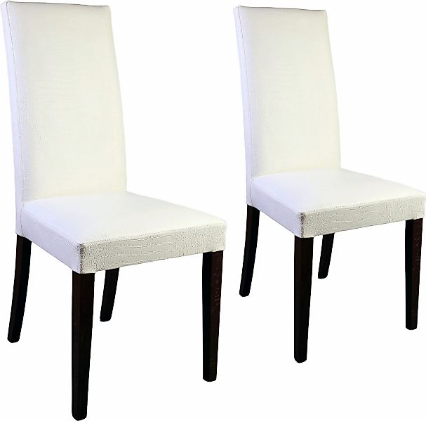 OTTO home Polsterstuhl "Java" (Set) 2 Stk.Kunstlederbezug mit Animalprägung günstig online kaufen