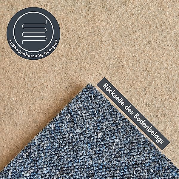 Andiamo Teppichboden "Carlos, Feinschlinge, Made in Netherlands" rechteckig günstig online kaufen