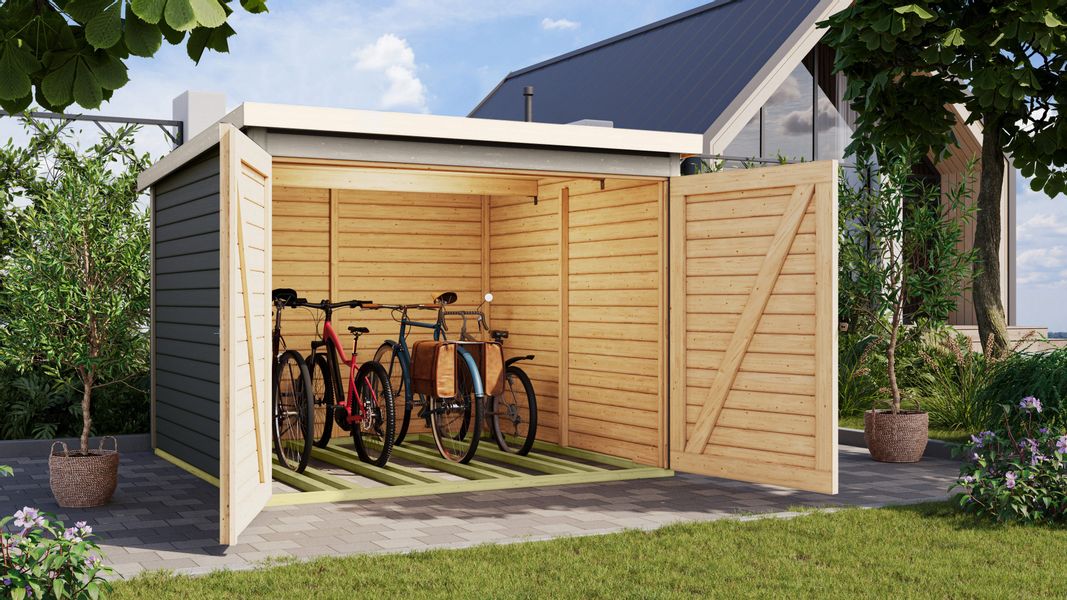 Karibu Fahrradbox Fahrradgarage 4, in verschiedenen günstig online kaufen