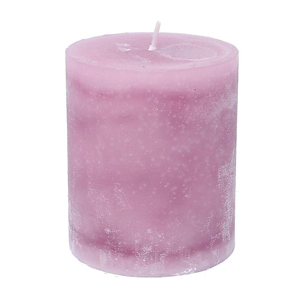 B&S Stumpenkerze Stumpenkerze durchgefärbt rosenholz 10 günstig online kaufen