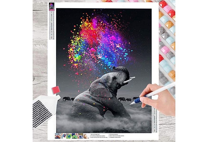 GOLDEN Gemälde GOLDEN Diamond Painting Wandspiegel Rund Acryl Mandala günstig online kaufen