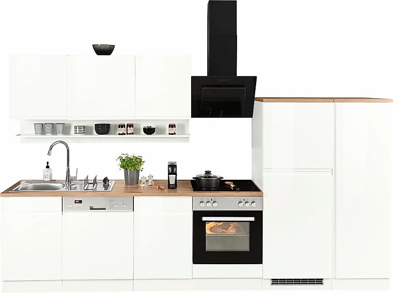 KOCHSTATION Küchenzeile "KS-Virginia" Breite 330 cm, wahlweise mit E-Geräte günstig online kaufen