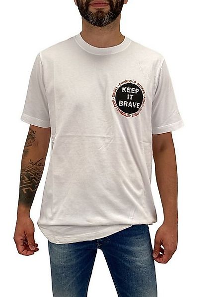 Diesel T-Shirt Diesel "T-Just-XO" Herren T-Shirt Kurzarm Weiß günstig online kaufen