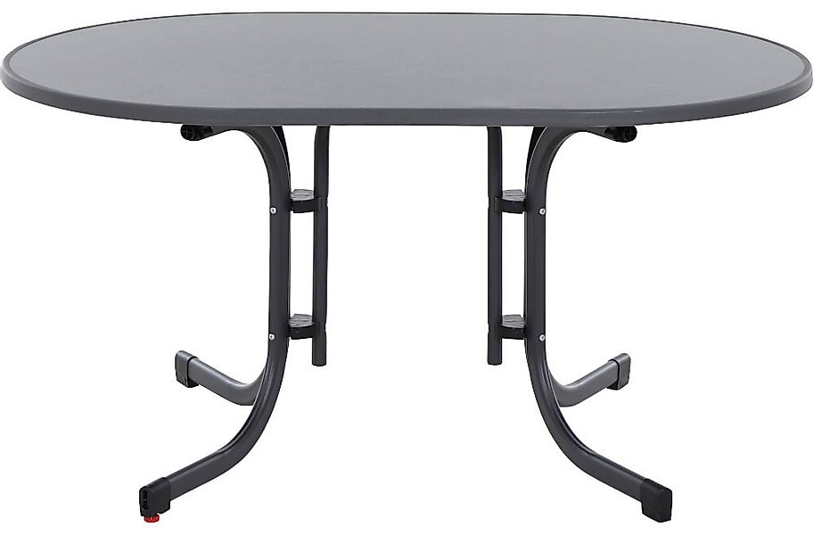 Siena Garden Gartentisch »Paco«, (1 St.), BxTxH: 90x140x71 cm, Stahl / Mela günstig online kaufen