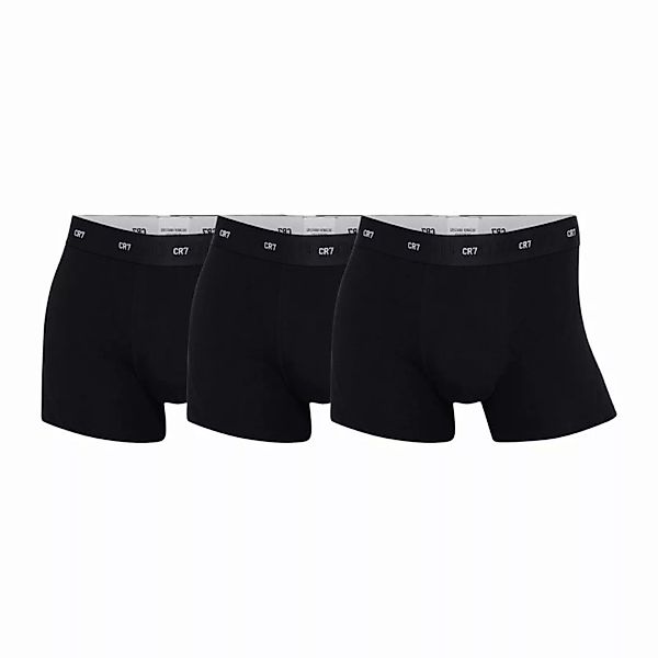 CR7 Herren Boxer Shorts, 3er Pack - Trunks, Bambus Viskose, Stretch Schwarz günstig online kaufen