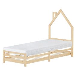 ML-DESIGN Spielbett Hausbett Holzbett mit Lattenrost günstig online kaufen