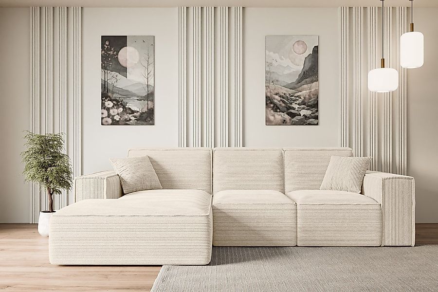 ALTDECOR Ecksofa SERRA-L-S, Couch mit Schlaffunktion, günstig online kaufen