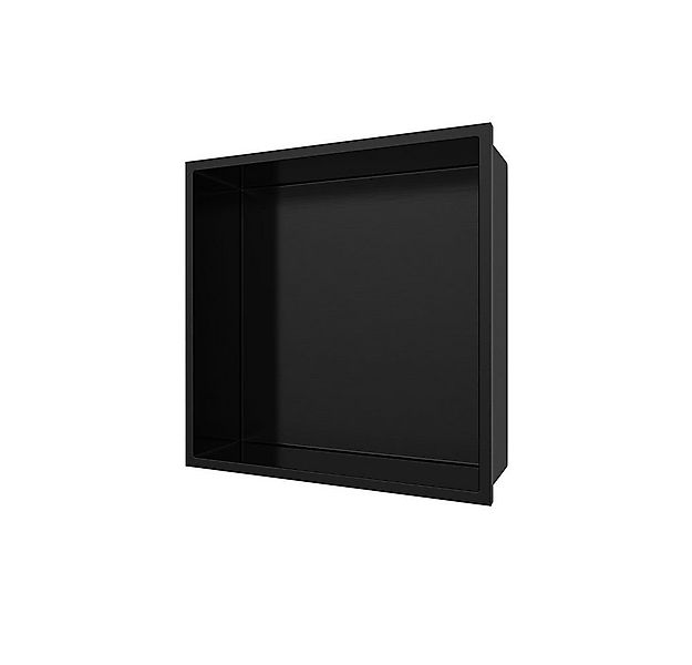 Aloni Regalaufsatz HEC30MB, (1-St), Aloni Wandnische Edelstahl schwarz matt günstig online kaufen