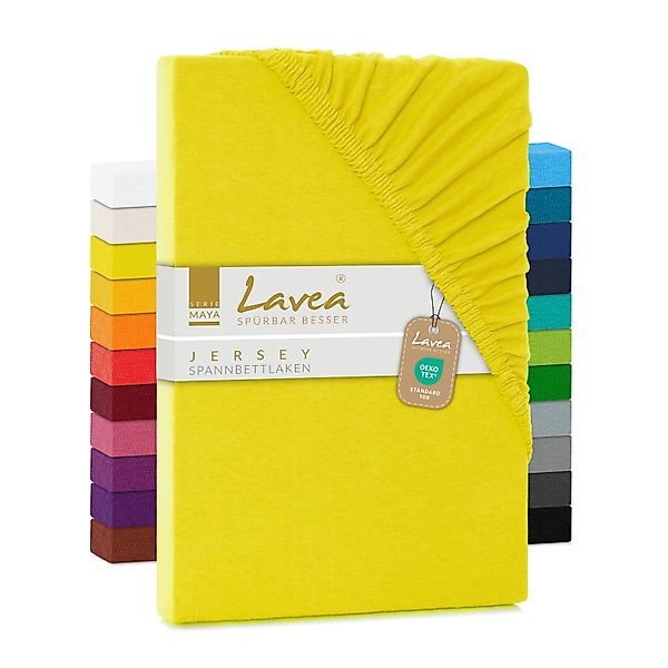 Lavea Spannbettlaken Maya, Betttuch aus 100% günstig online kaufen