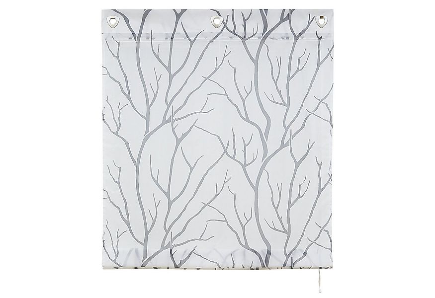 Joyswahl Raffrollo Tatjane, mit Hakenaufhängung, Voile Ösenrollo ohne Bohre günstig online kaufen