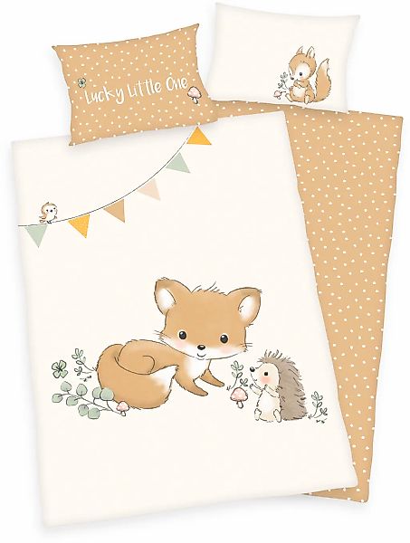 Baby Best Babybettwäsche "Waldfreunde" 2 Stk. tlg. mit liebevollem Motiv günstig online kaufen