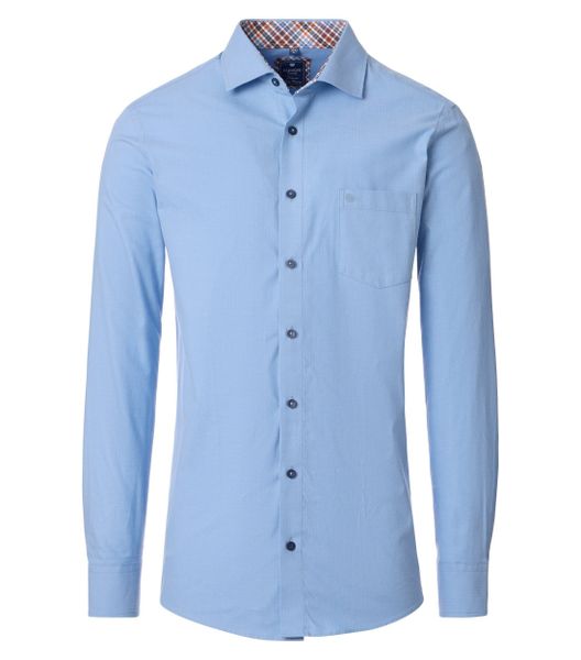 Redmond Langarmhemd uni Comfort Fit (100-tlg) günstig online kaufen