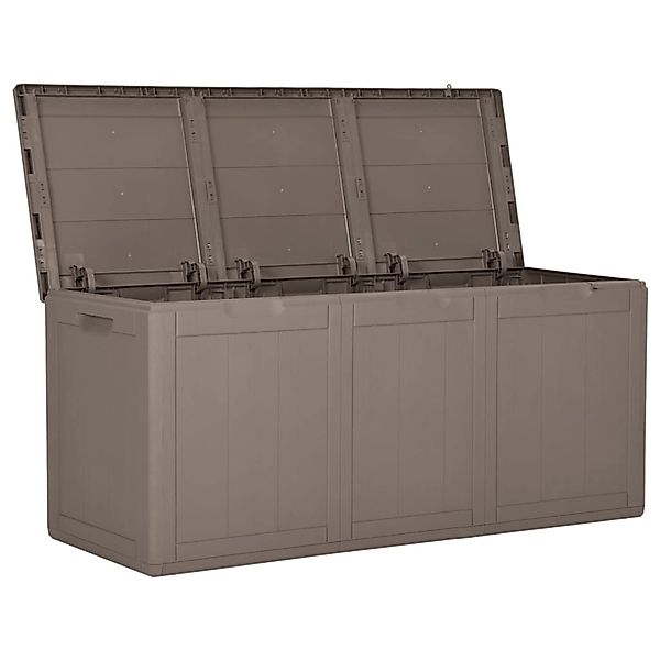 Garten-aufbewahrungsbox 270 L Braun Pp Rattan günstig online kaufen