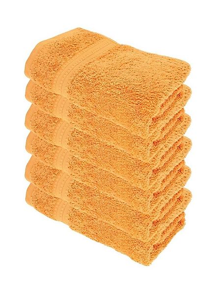 Julie Julsen Handtücher 6-Handtücher-Orange, Bio-Baumwolle (6-St) günstig online kaufen