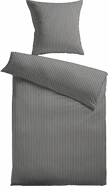 KiNZLER Bettwäsche Damast-Streifen, Damast, 2 teilig, günstig online kaufen