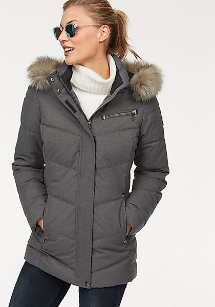 Polarino Steppjacke mit abnehmbarer Kapuze, mit günstig online kaufen