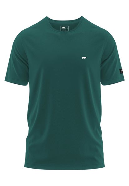 FORSBERG T-Shirt T-Shirt mit kleinem Gummi-Patch günstig online kaufen