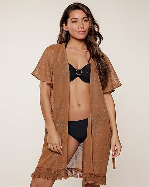 LingaDore Kaftan Black Strand Kimono mit Franzen günstig online kaufen