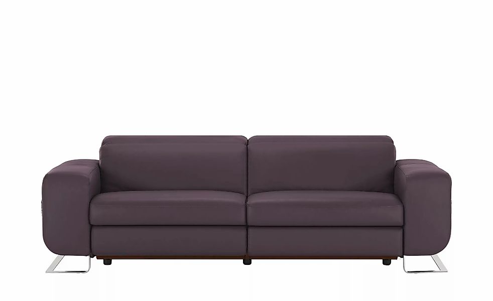 JOOP! Ledersofa  8151 ¦ lila/violett ¦ Maße (cm): B: 238 H: 74 T: 111.0 Pol günstig online kaufen