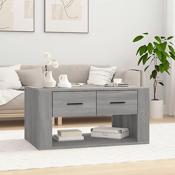 Vidaxl Couchtisch Grau Sonoma 80x50x40 Cm Holzwerkstoff günstig online kaufen