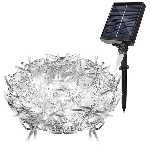 Clanmacy LED-Lichterkette 10M 400LEDs Solar LED günstig online kaufen