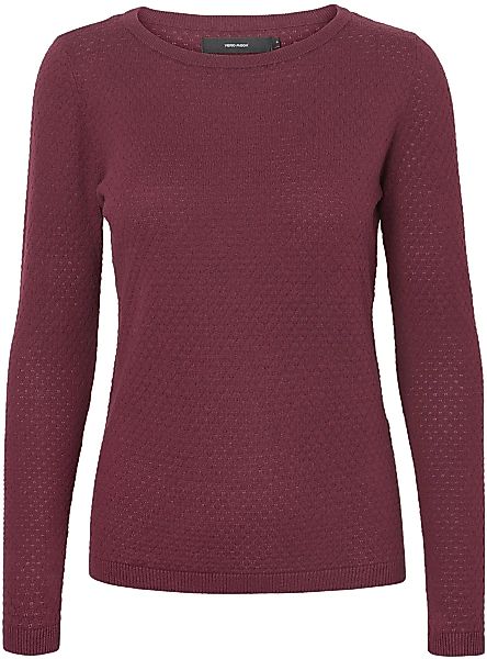 Vero Moda Rundhalspullover VMCARE STRUCTURE LS günstig online kaufen