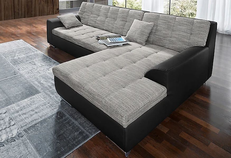 DOMO collection Ecksofa »Treviso viele Bezüge, auch in Cord, L-Form, B/T/H: günstig online kaufen