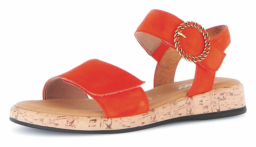 Gabor RHODOS Keilsandalette, Riemchensandale, Komfortschuh, Sommerschuh mit günstig online kaufen