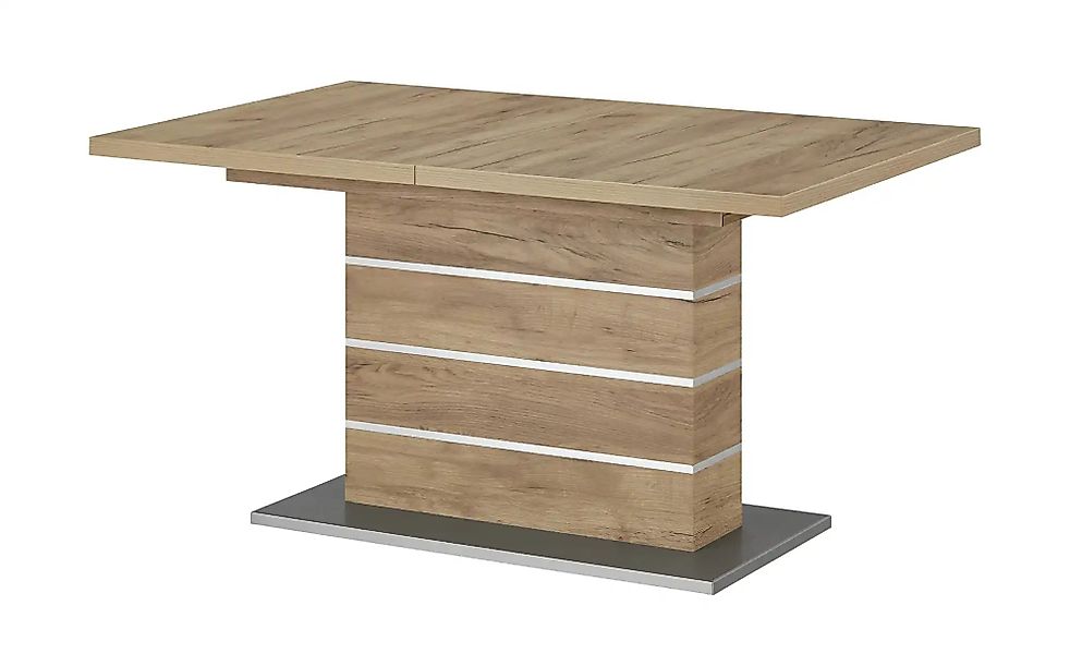 Säulentisch  ausziehbar Mira ¦ holzfarben ¦ Maße (cm): B: 90 H: 77 Tische > günstig online kaufen