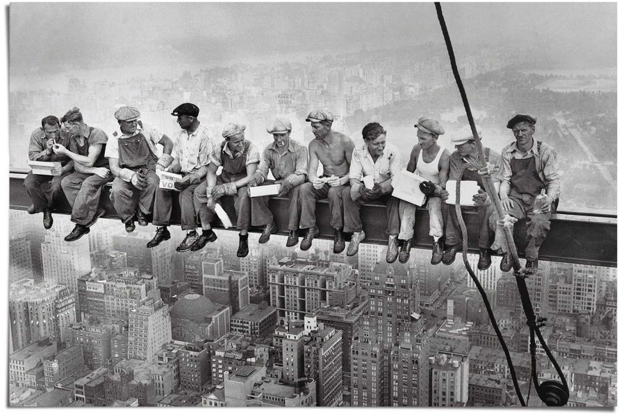 Reinders Poster "Manhattan Stahlarbeiter" 1 Stk. tlg. günstig online kaufen