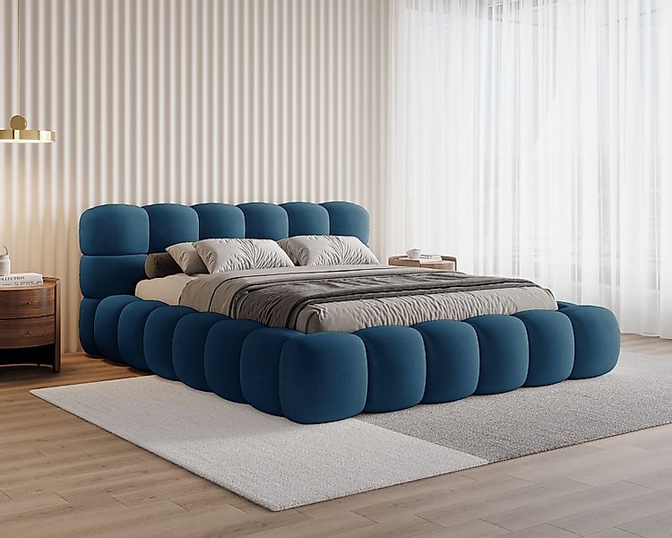 Chilly Möbel Polsterbett Stone Samt Stoff günstig online kaufen