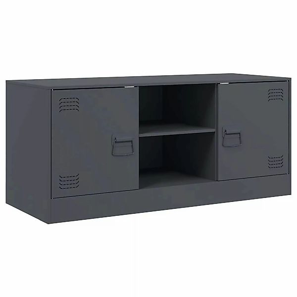 VidaXL TV-Schrank Anthrazit 99x39x44 cm Stahl  Modell 2 günstig online kaufen