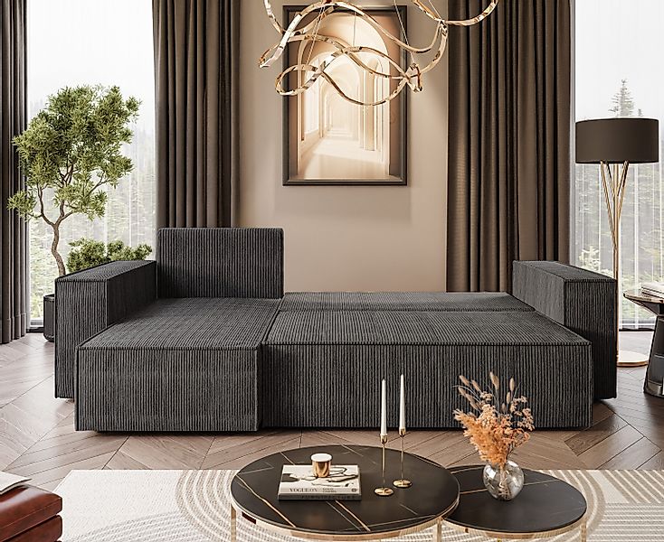 Lookway Ecksofa Gepolstertes CARLOS L-Form, Schlaffunktion günstig online kaufen